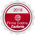 Medal Firmy Godnej Zaufania 2018